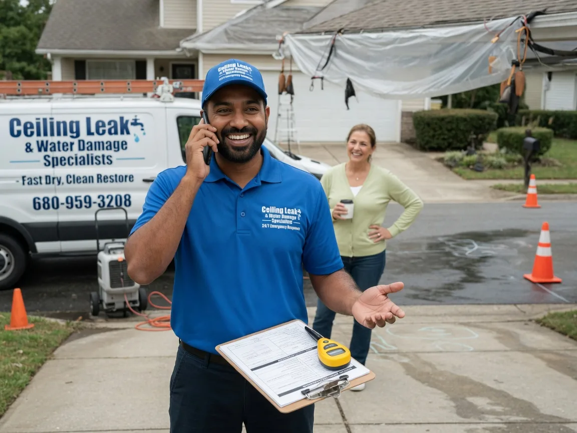Ceiling Leak Cleanup Roseland, LA FAQs